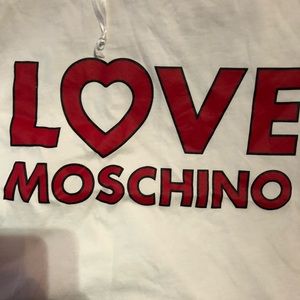 Moschino white love tee (women’s)